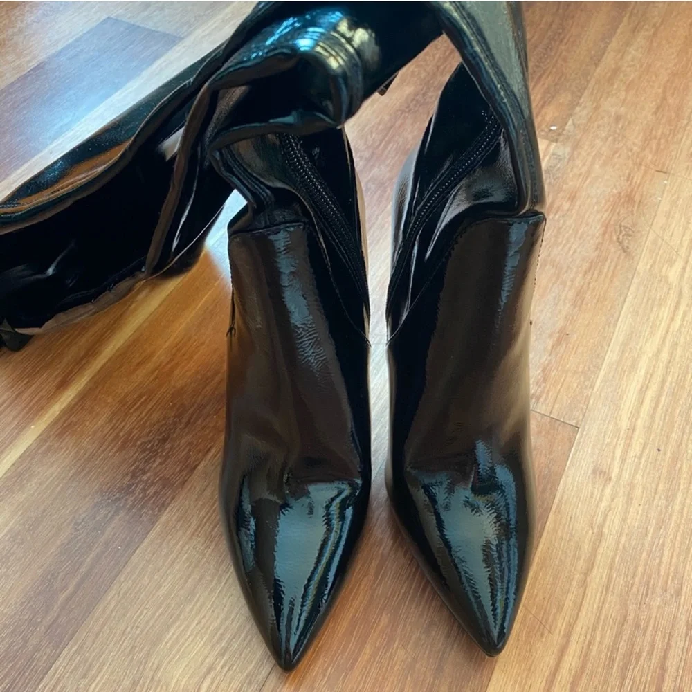 Jessica Simpson thigh high leather boot